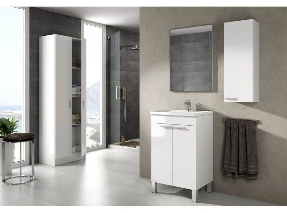 Mueble para baño blanco
