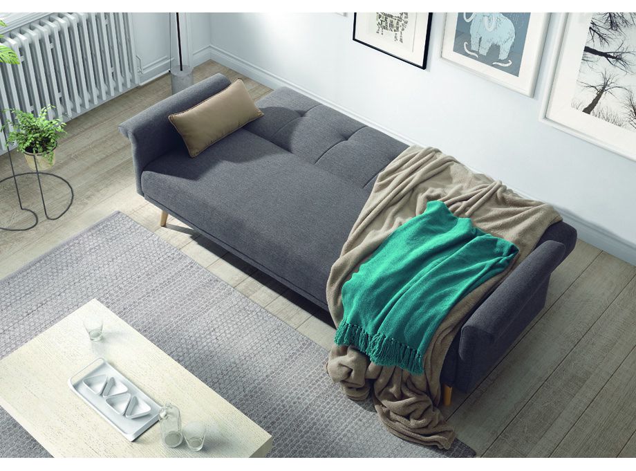 Sofá cama Islandia abierto