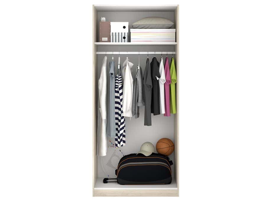 Armario modelo Essen 80 natural - interior armario
