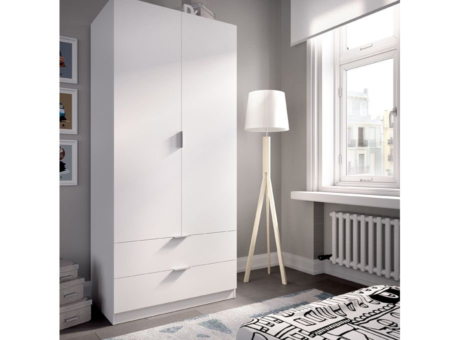 Mueble vestidor rinconero Dorian de 226 cm