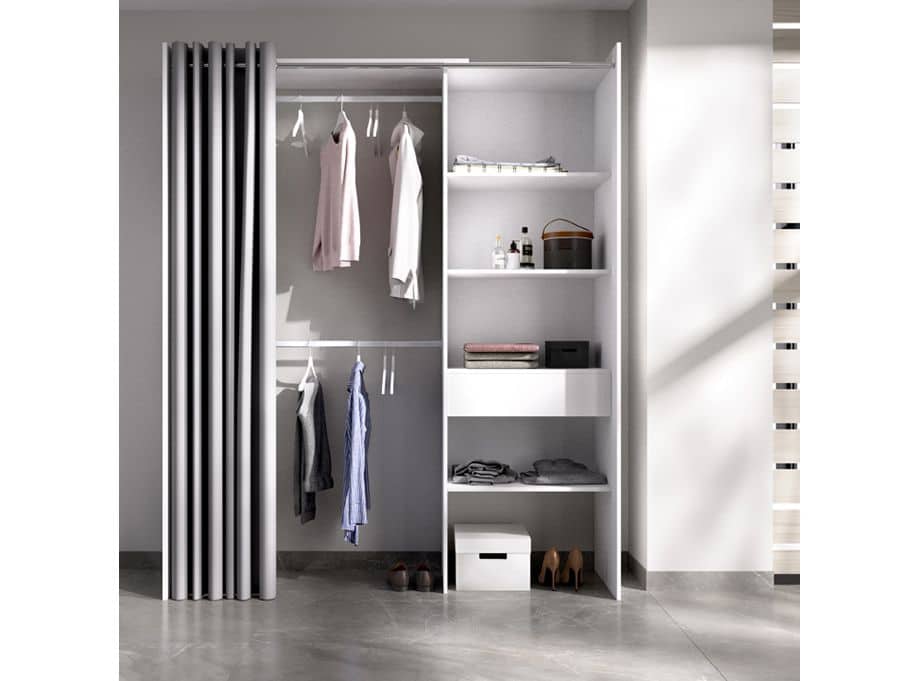 Vestidor suit 1c cortina blanco