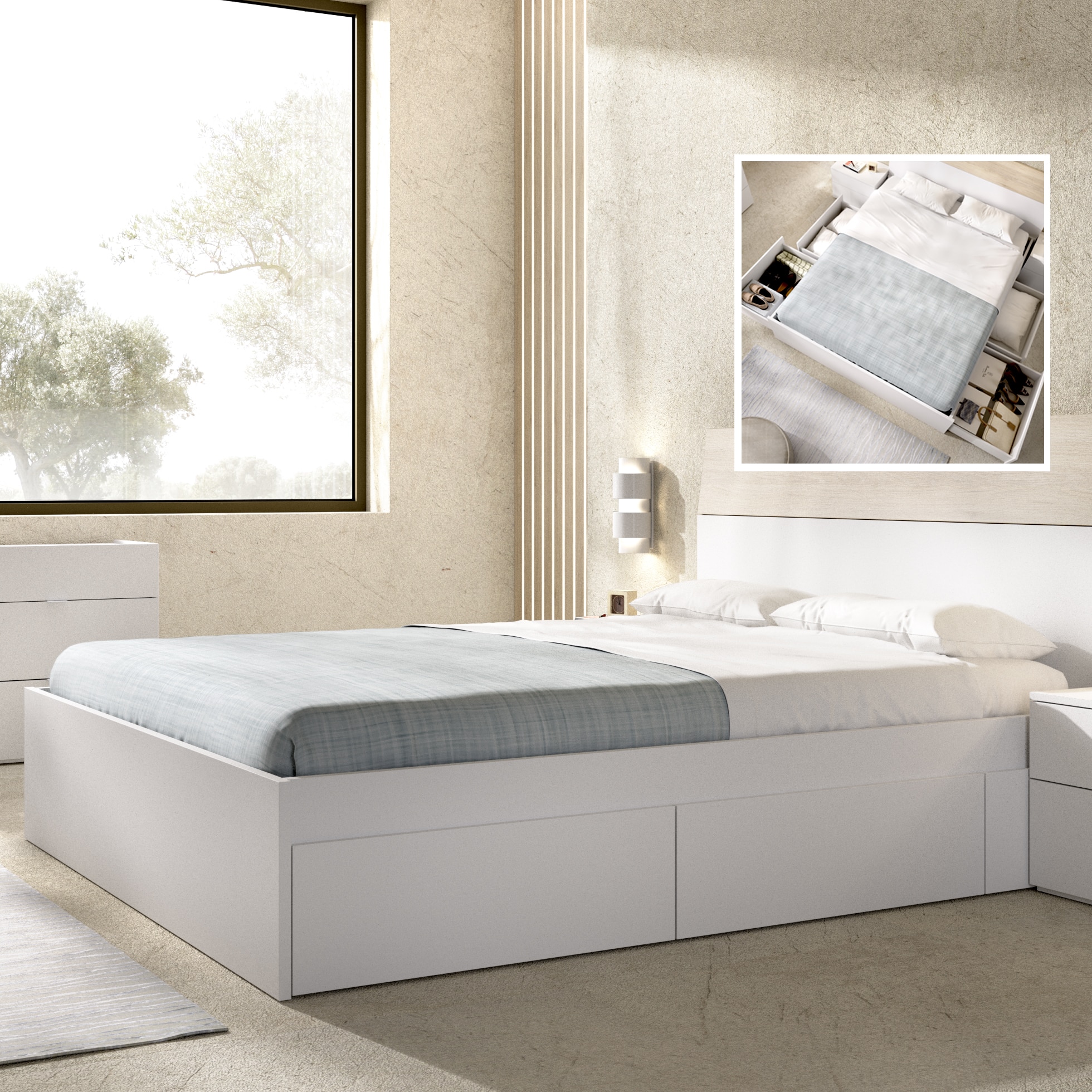 Cama de matrimonio modelo Alice