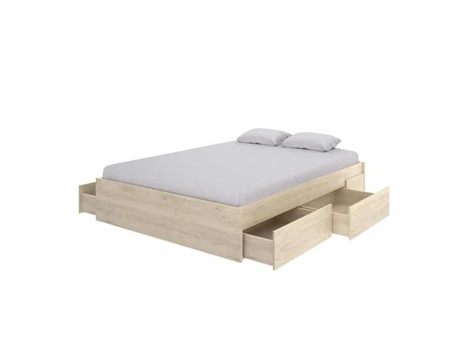 Cama con cajones alice natural