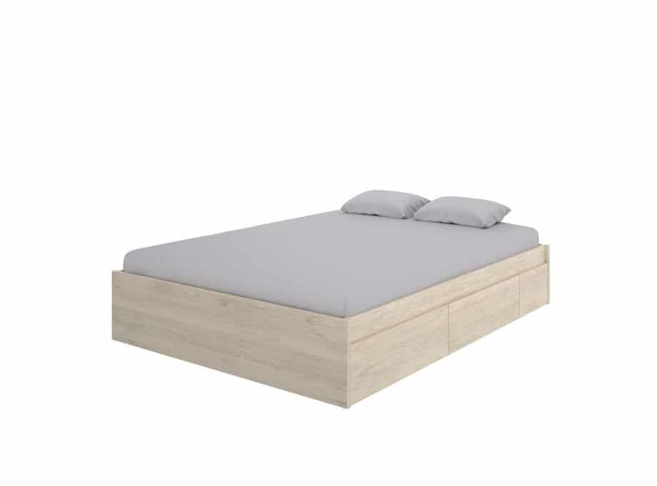 Cama modelo Alice en natural