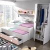 Detalle cama compacta modelo ocean abierto
