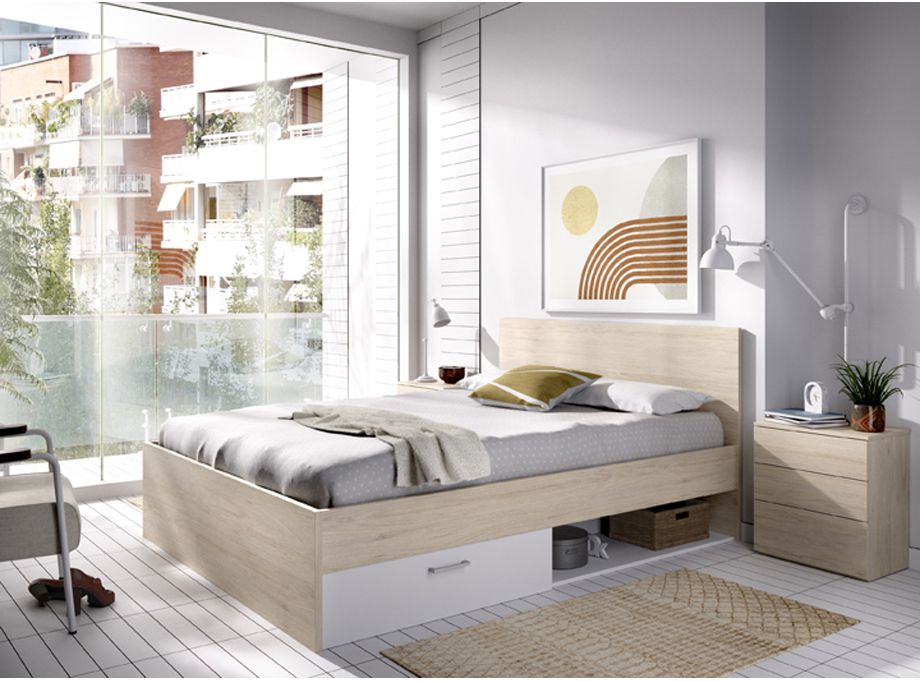 Dormitorio modelo Ely en natural