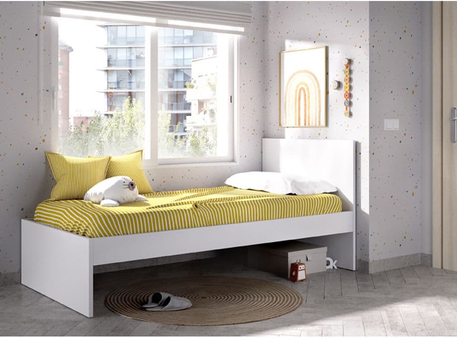 Cama juvenil con cabezal