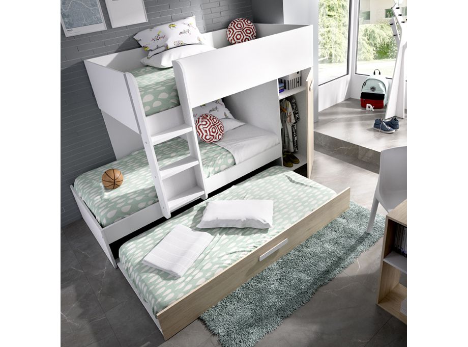 Cama Tom abierta natural