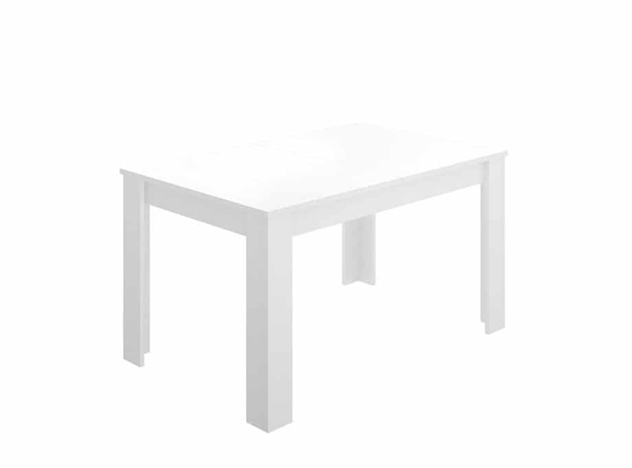 Detalle mesa de comedor modelo dine blanco