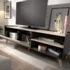 Mueble bajo para la Tv detalle abierto