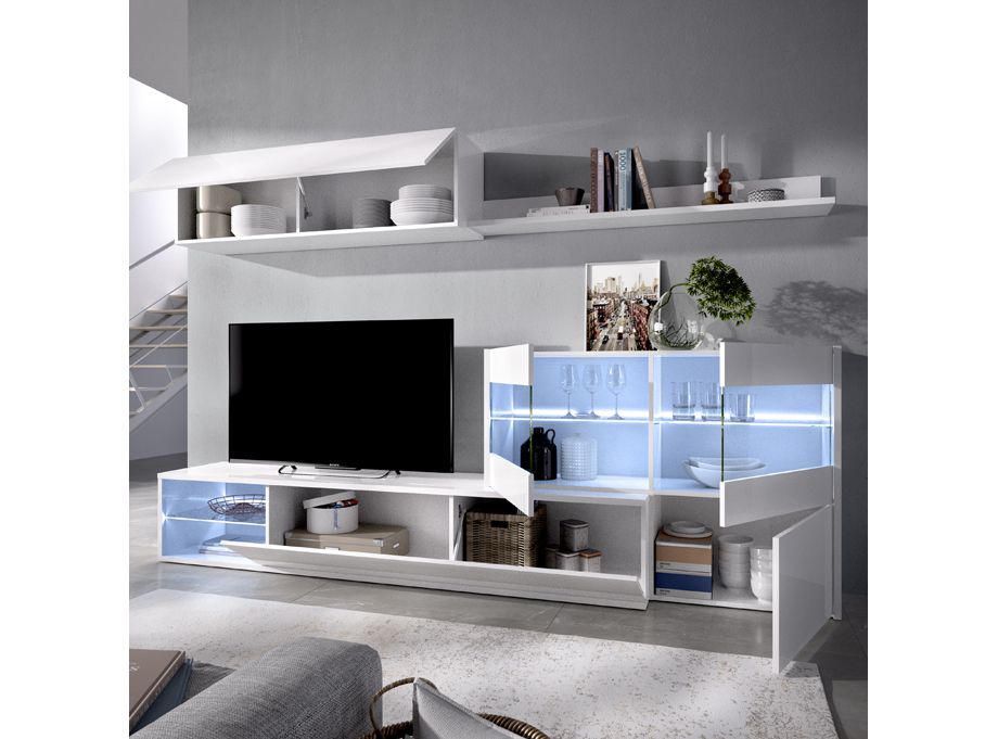 Salón Uma blanco abierto