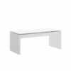 Mesa auxiliar modelo Side blanco brillo - recortada