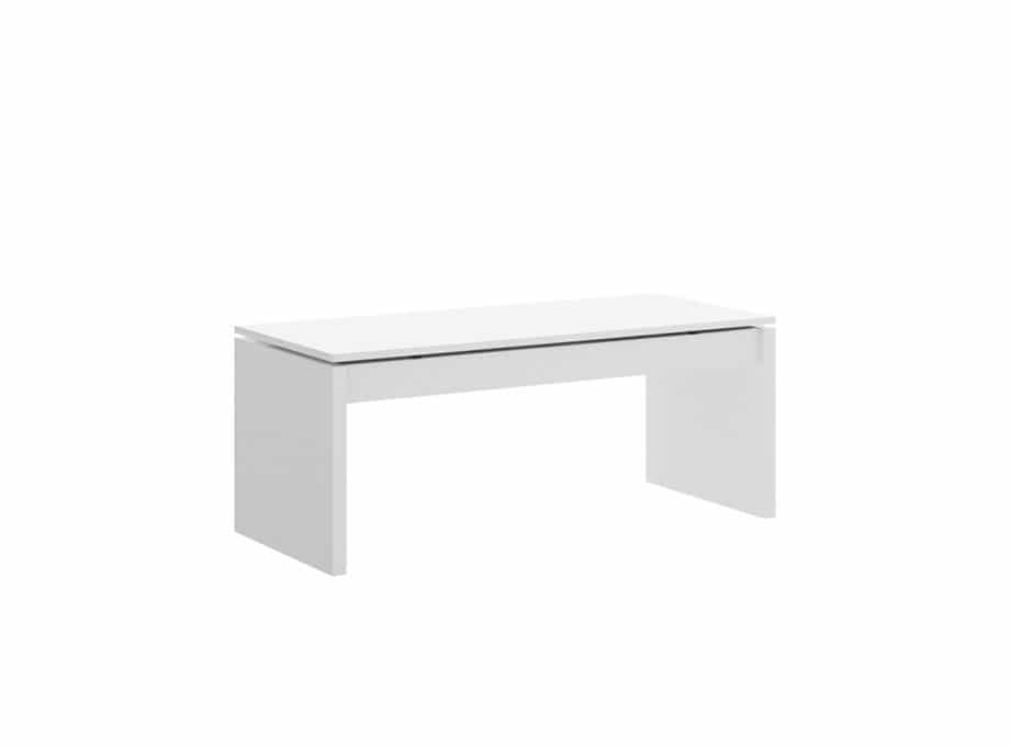 Mesa auxiliar modelo Side blanco brillo - recortada