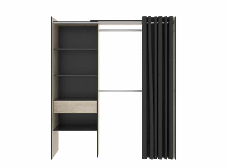 Vestidor modelo Suit 1C Cortina natural - frontal