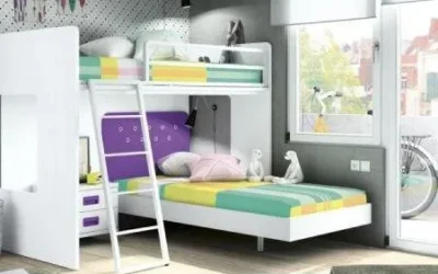 Dormitorios con literas: ofrece más espacio a dormitorios pequeños