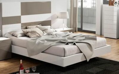 Dormitorios lacados: ¡dormitorios modernos en blanco y plata!