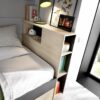 Detalle cama compacta modelo Lanka